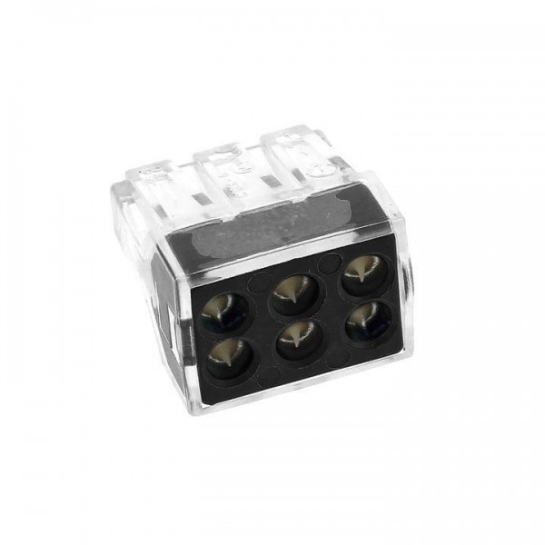  Клемма СМК-106 6 отверстий 1.0-2.5кв.мм (уп.50шт) PROxima EKF plc-smk-106 