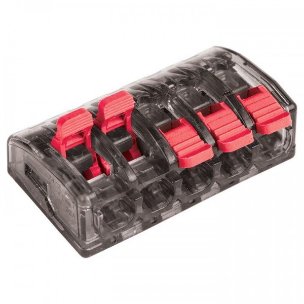  Клемма СМК 221-415 5 отверстий 0.2-4.0кв.мм (уп.50шт) PROxima EKF plc-smk-221-415 