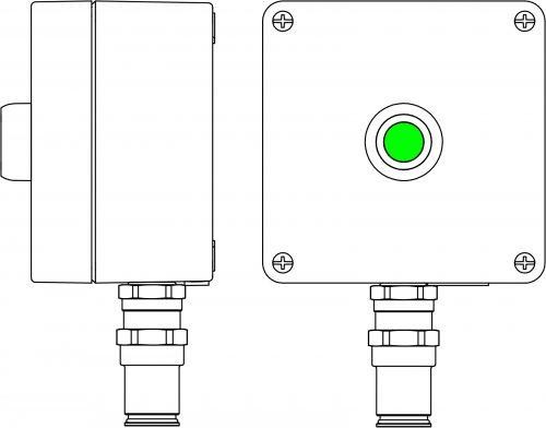  Корпус взрывозащищенный из алюм. 140х140х90мм 1Ex e IIC T5 Gb X IP66Ex tb IIIB T95C Db X Т5 40град.C DKC 2201.151.19.002 