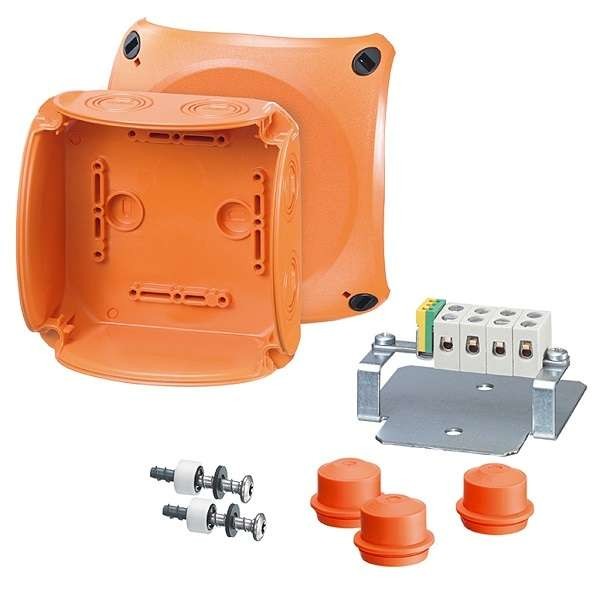  Коробка распределительная ОП 130х130х77мм IP65/66 с клемм. FK0604 HENSEL 62000182 
