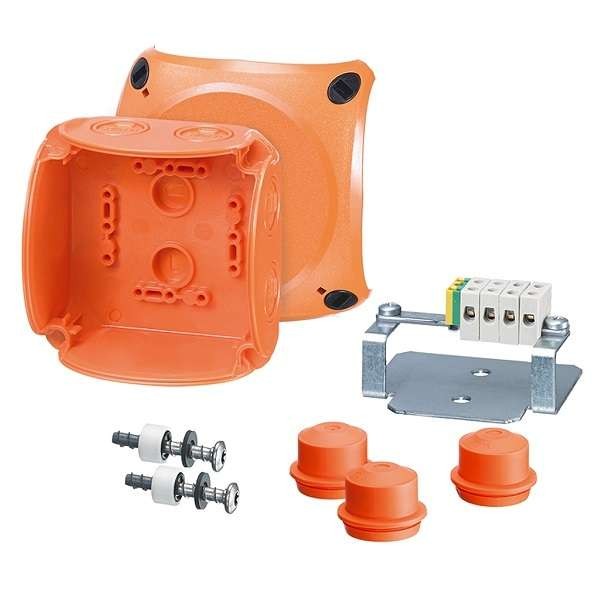  Коробка распределительная ОП 104х104х70мм IP65/66 с клемм. FK0402 HENSEL 62000180 