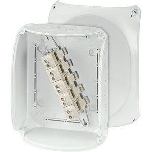  Коробка распределительная ОП 205х255х112мм IP66/67 с клемм. KF 2525 G свет./сер. HENSEL 62000071 