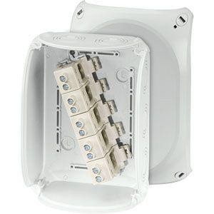  Коробка распределительная ОП 155х210х92мм IP66/67 с клемм. KF 1616 G свет./сер. HENSEL 62000067 