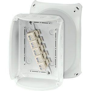  Коробка распределительная ОП 155х210х92мм IP66/67 с клемм. KF 1610 G свет./сер. HENSEL 62000065 