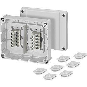  Коробка распределительная ОП 119х139х49мм IP54 с клемм. DP 9222 сер. HENSEL 6000042 