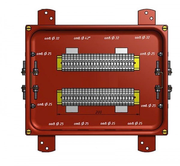  Коробка КС-30 УХЛ1.5 IP65 метал. заглушки ЗЭТАРУС zeta30355 