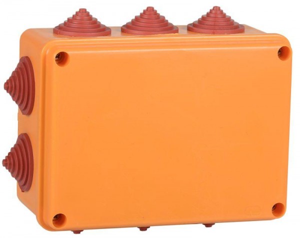  Коробка распаячная огнестойкая ПС 150х110х70 6P 6кв.мм IP55 10 вводов IEK UKF30-150-110-070-6-6-09 