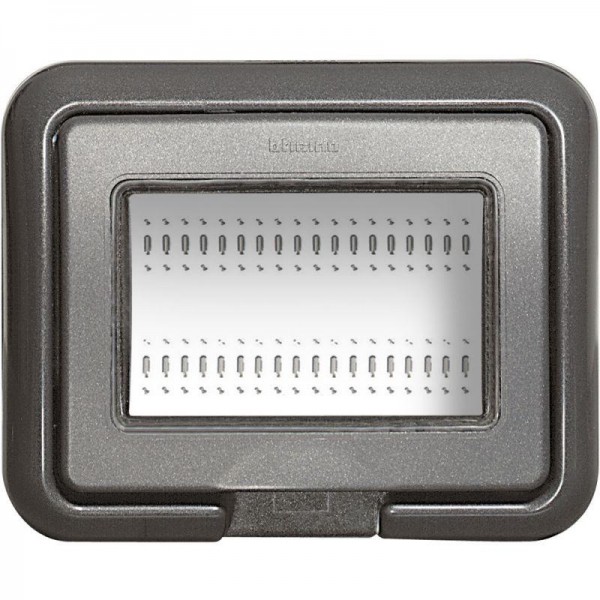  Крышка влагозащитная 3мод. Idrobox IP55 антрацит Leg BTC 24603L 