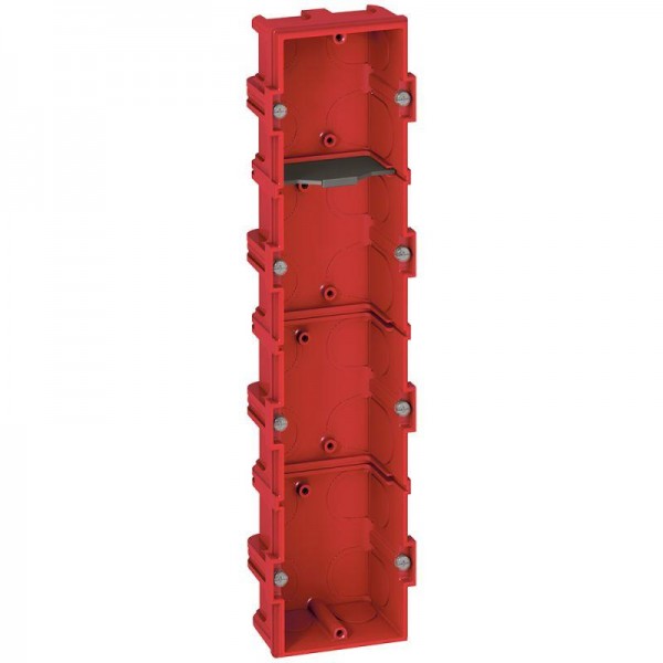  Коробка монтажная 4п Batibox Г=40мм для кирп. стен Leg 080144 