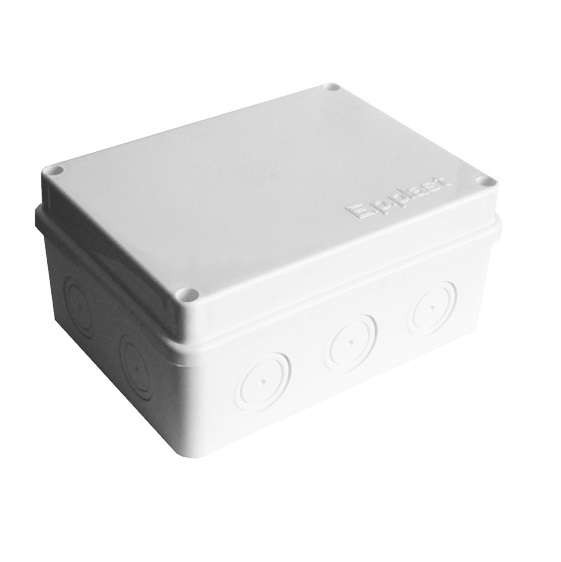 Коробка распределительная ОП 150х110х70мм IP54 10 выходов без гермовводов крышка на винтах бел. Epplast 215311 