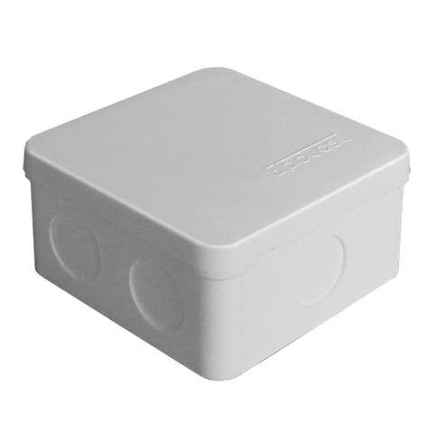  Коробка распределительная ОП 84х84х45мм IP54 7 выходов без гермовводов крышка защелкивающаяся сер. Epplast 125102 
