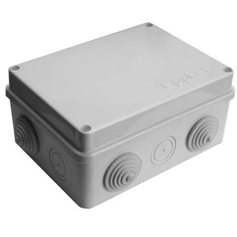  Коробка распределительная ОП 150х110х70мм IP54 10 выходов 6 гермовводов крышка на винтах сер. Epplast 210302 