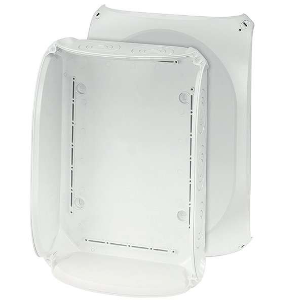  Коробка распределительная ОП 355х255х122мм IP66 DK 5000 G 10 предн. отвер. М25/М40/М63 сер. HENSEL 62000020 