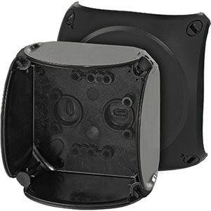  Коробка распределительная ОП 93х93х62мм IP66/67 KF 0200 C черн. HENSEL 62000082 