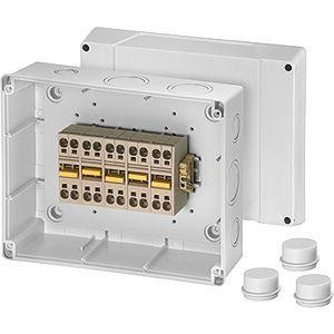  Коробка распределительная ОП 210х260х116мм IP55/65 с клемм. KC 9355 сер. HENSEL 60000768 