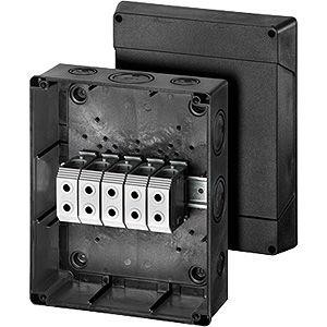  Коробка распределительная ОП 260х210х117мм IP66/67 с клемм. KD 5355 черн. HENSEL 60000795 