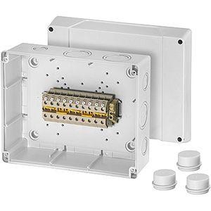  Коробка распределительная ОП 260х210х117мм IP55/65 с клемм. K 9351 сер. HENSEL 60001009 