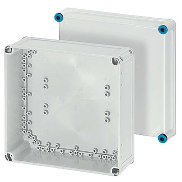  Ящик пустой 300х300х170 с непрозр. крышкой IP65 сер. K 0201 HENSEL 60001039 