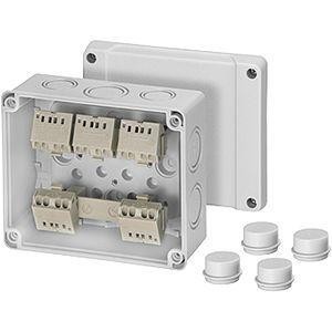  Коробка распределительная ОП 139х119х70мм IP55/65 с клемм. KC 9045 сер. HENSEL 60000766 