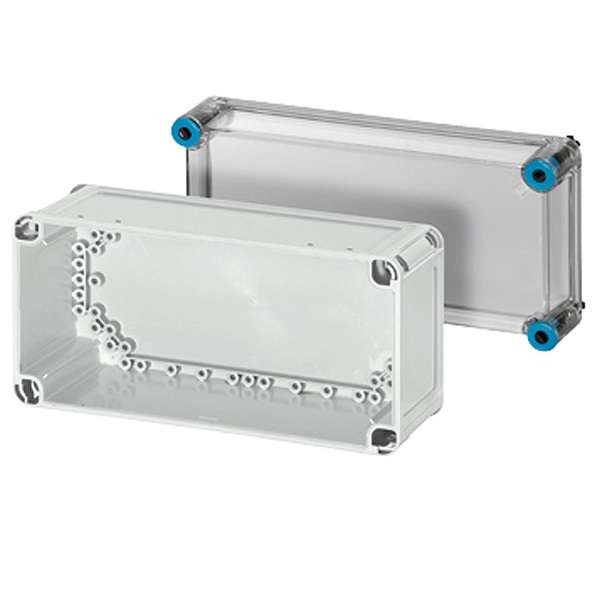  Ящик пустой 300х150х170 с непрозр. крышкой IP65 сер. K 0101 HENSEL 60001037 