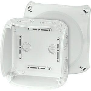 Коробка распределительная ОП 130х130х77мм IP66/67 KF 0600 G свет. сер. HENSEL 62000051 