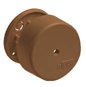  Коробка ОП Тусо распаячная D=62мм H=24мм 2 клемника корич. IP40 Ruvinil 65001К 