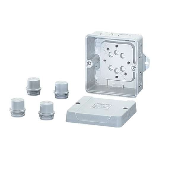  Коробка распределительная ОП 88х88х53мм IP65 D 9120 наружн. крепл. HENSEL 6000002 