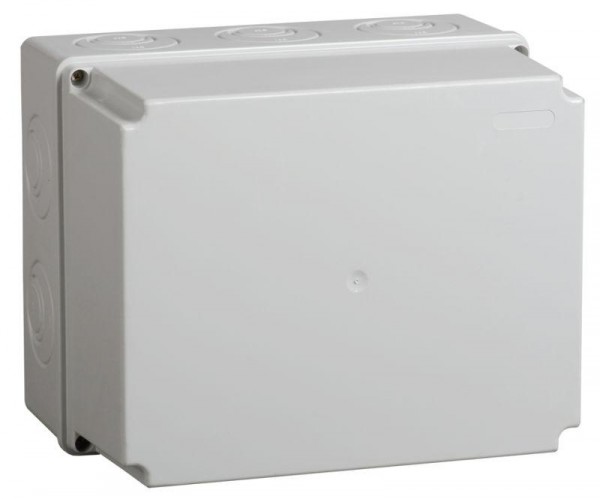 Коробка распаячная ОП 240х195х165 IP44 КМ41273 RAL7035 ИЭК UKO10-240-195-165-K41-44 