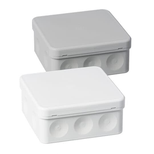  Коробка разветвительная квадратная 104х104мм IP55 сер. ABB 2TKA140003G1 