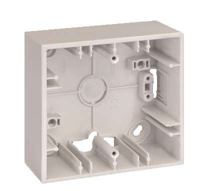  Коробка 2 поста ОП Simon27 86х164х37мм бел. 2700752-30 