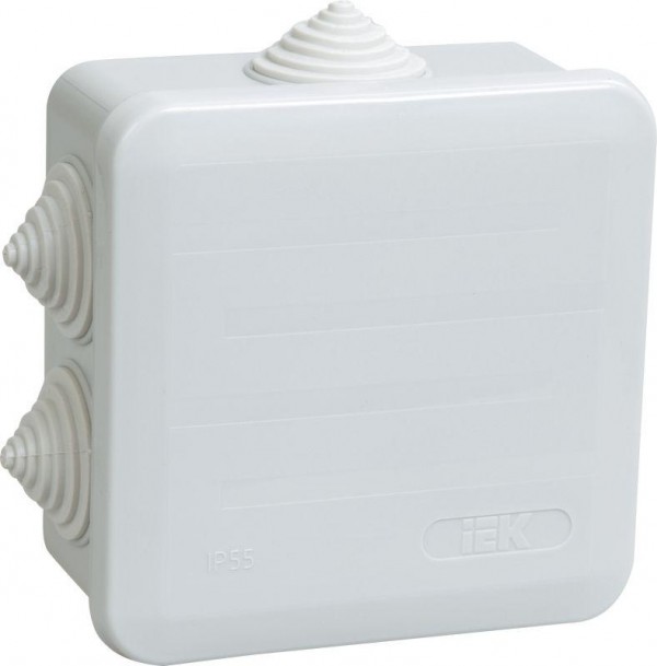  Коробка распаячная ОП 100х100х50 IP44 КМ41255 IEK UKOZ11-100-100-050-K41-44 