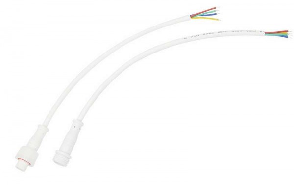  Кабель соединительный (4pin) герметичный (IP67) 4х0.35кв.мм 300В бел. Rexant 11-9240 