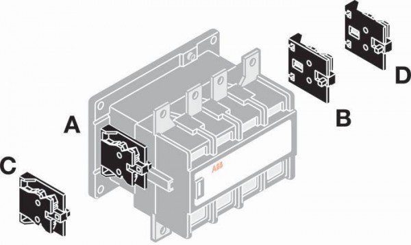  Мост шинный LY185 (для контакторов A(F)145 A(F)185) ABB 1SFN074703R1000 
