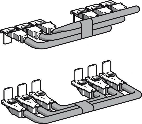  Комплект для реверс. контакторов EVERLINK D40A до D65A SchE LA9D65A69 