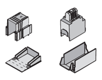  Комплект клеммных крышек OZXB3K (уп.3шт) ABB 1SCA022264R0440 