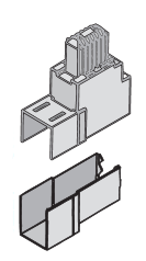  Комплект клеммных крышек OZXB4K (уп.3шт) ABB 1SCA022199R2850 