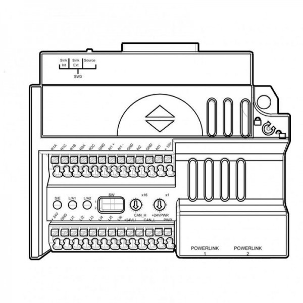  Карта коммуникационная Ethernet POWERLINK SchE VW3A3321 