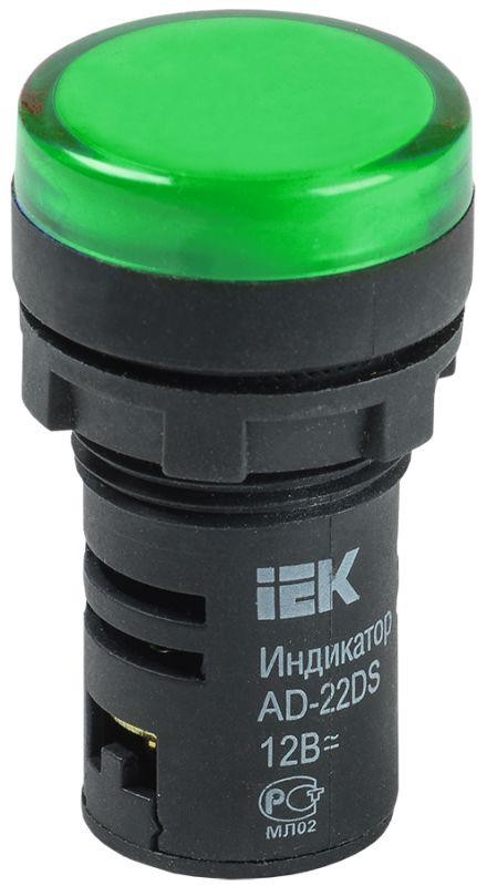  Арматура светосигнальная AD-22DS 230В зел. ИЭК BLS10-ADDS-230-K06 