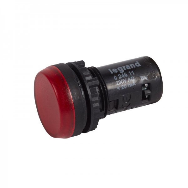  Лампа сигнальная монобл. 230В красн. Osmoz Leg 024611 