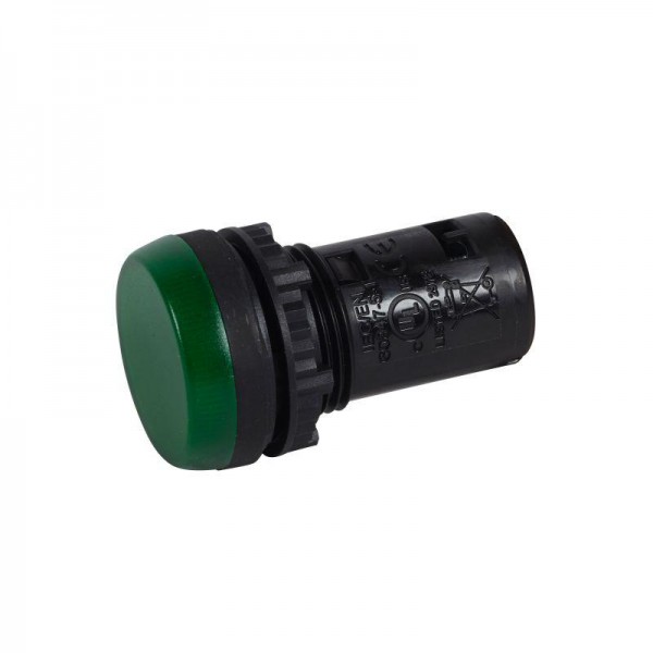  Лампа сигнальная монобл. 130В зел. Osmoz Leg 024607 