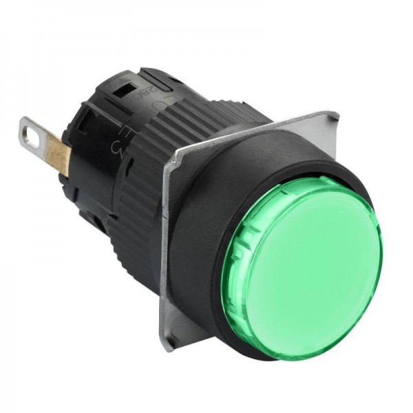  Лампа сигнальная LED 24В круг. зел. SchE XB6EAV3BP 