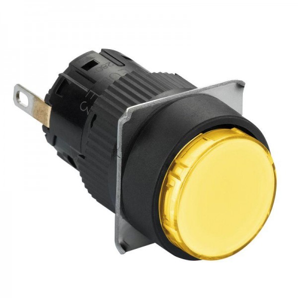  Лампа сигнальная LED 24В круг. желт. SchE XB6EAV5BP 