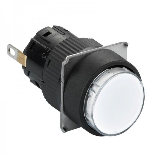  Лампа сигнальная LED 24В круг. бел. SchE XB6EAV1BP 