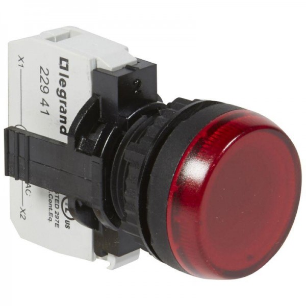  Индикатор 230В d22 3мм красн. Osmoz Leg 023791 