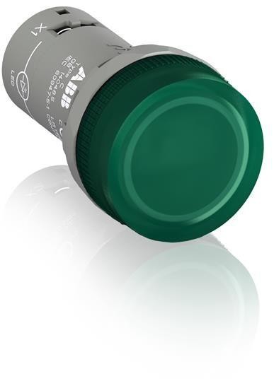  Лампа CL2-506G со встроен. светодиодом 6.3В DC зел. ABB 1SFA619403R5062 