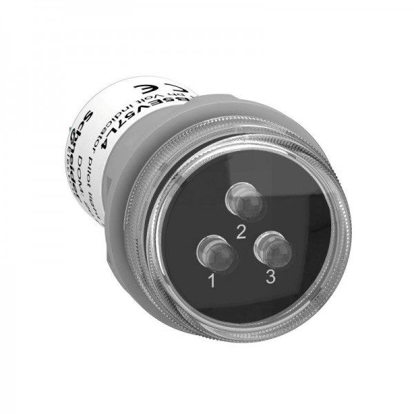  Лампа сигнальная 3ф LED 400В бел. SchE XB5EV57L4 