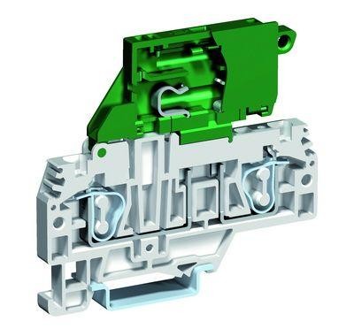  Держатель предохранителя 5х20 пружина 4кв.мм сер. DKC ZHF310GR 