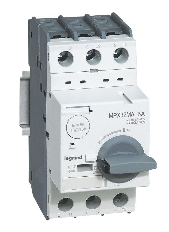  Выключатель авт. защиты двиг. MPX3 T32MA 8А 100кА Leg 417349 