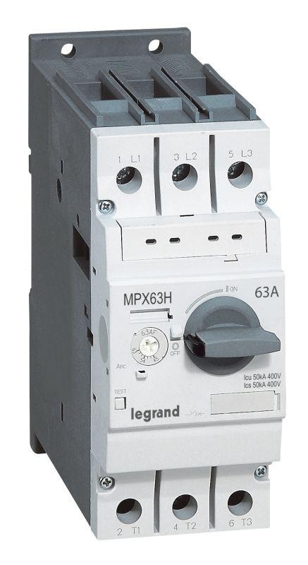  Выключатель авт. защиты двиг. MPX3 T63H 32А 50кА Leg 417365 