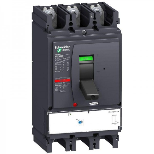  Выключатель авт. 3п 3т NSX400H 320А Micrologic1.3М SchE LV432750 